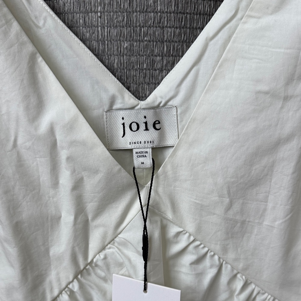 Joie Cream V-Neck Dress - Picture 2 of 6
